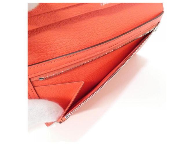 Cartera Soufflé Bearn de Hermès Rosa Roja - vista 5