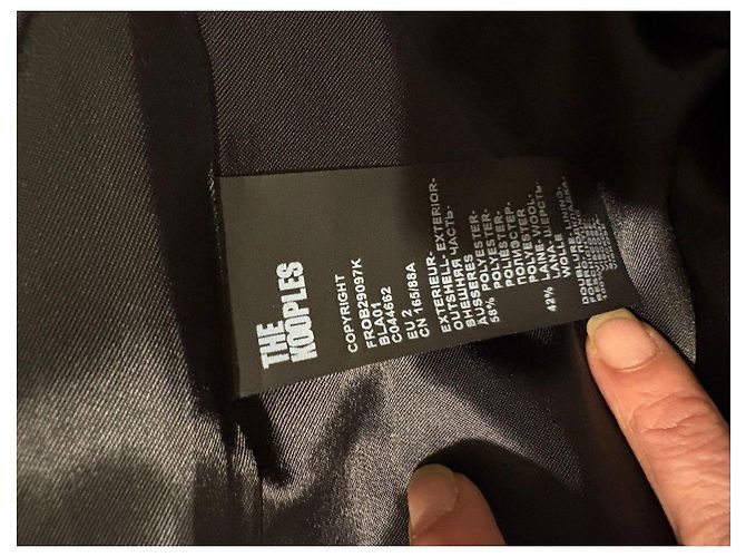 Schwarzes Kleid The Kooples - Ansicht 6