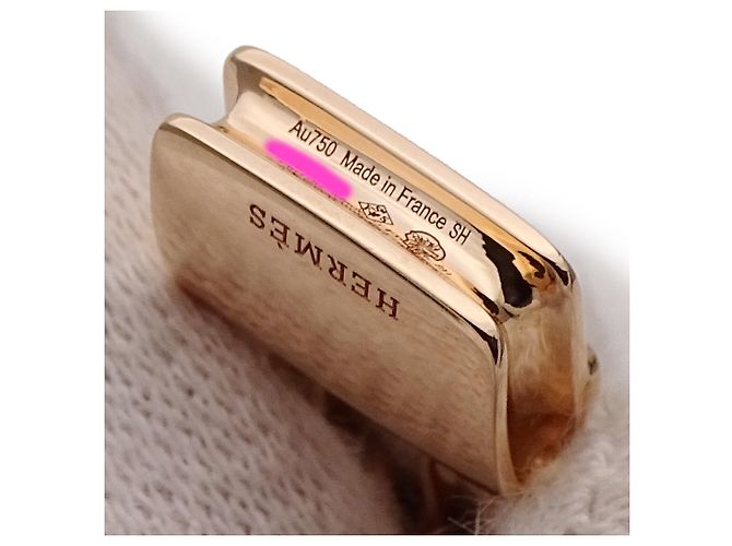 Constance Bracciale charm in oro rosa Hermès D'oro - vista 6