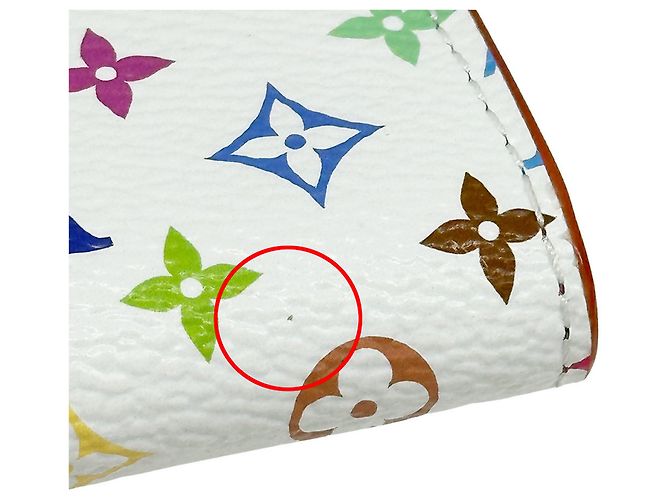 Louis Vuitton Monogram Multicolore Coin Purse White Multiple colors - view 10