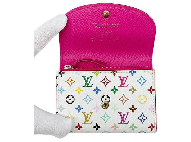 Louis Vuitton Monogram Multicolore Coin Purse White Multiple colors - view 5