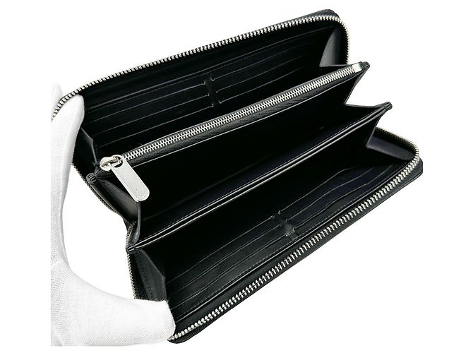 Cartera Zippy Monogram Mahina Louis Vuitton Negro - vista 5