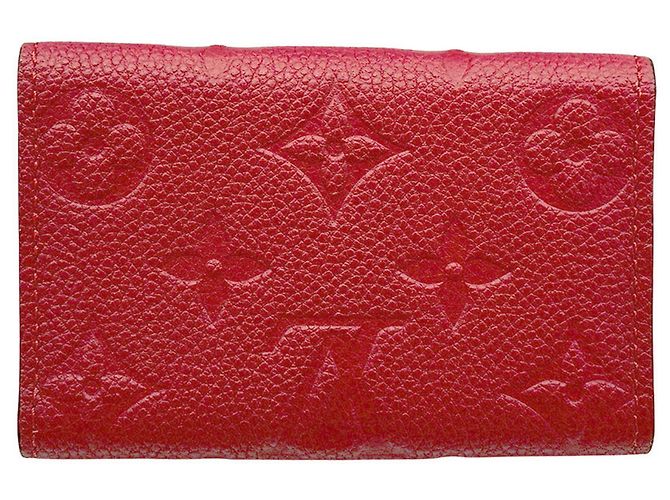 Portachiavi Monogram Empreinte Rosso Louis Vuitton - vista 2