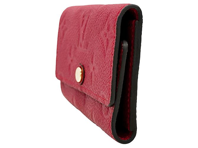 Portachiavi Monogram Empreinte Rosso Louis Vuitton - vista 4
