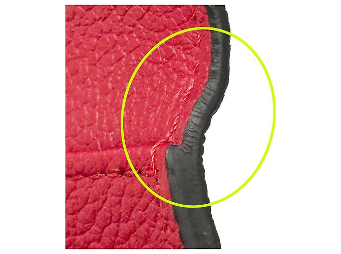Portachiavi Monogram Empreinte Rosso Louis Vuitton - vista 8