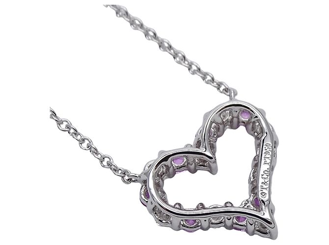 Collana Cuore Sentimentale Donna Tiffany & Co. Argento - vista 3