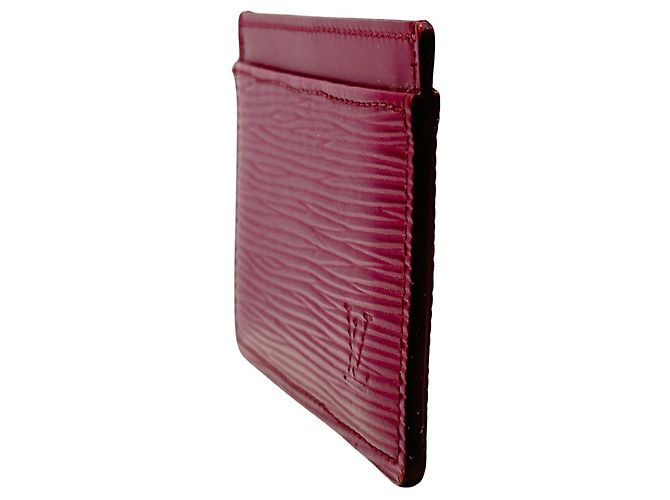 Louis Vuitton Fuchsia Epi Leather Card Case Fuschia - view 4