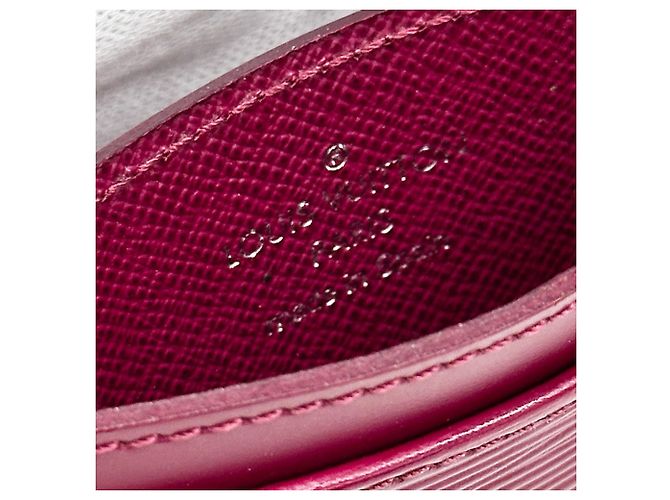 Louis Vuitton Fuchsia Epi Leather Card Case Fuschia - view 7