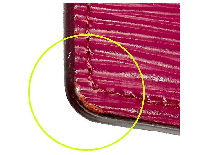 Louis Vuitton Fuchsia Epi Leather Card Case Fuschia - view 8