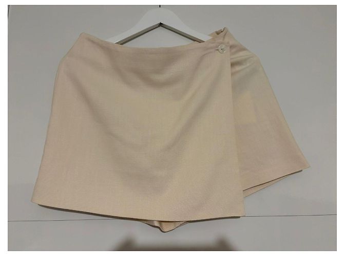 Conjunto de saia-short e blazer sem mangas bege da Claudie Pierlot - vista 10