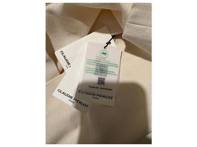 Conjunto de saia-short e blazer sem mangas bege da Claudie Pierlot - vista 9