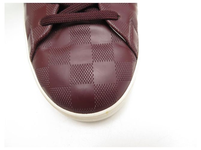 SNEAKERS LOUIS VUITTON FRONTROW IN PELLE DAMIER INFINI 11 45.5 Bordò - vista 16