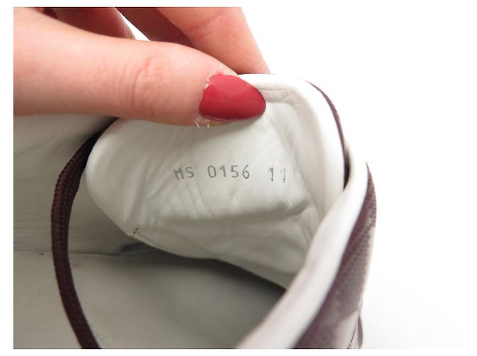 SNEAKERS LOUIS VUITTON FRONTROW IN PELLE DAMIER INFINI 11 45.5 Bordò - vista 18