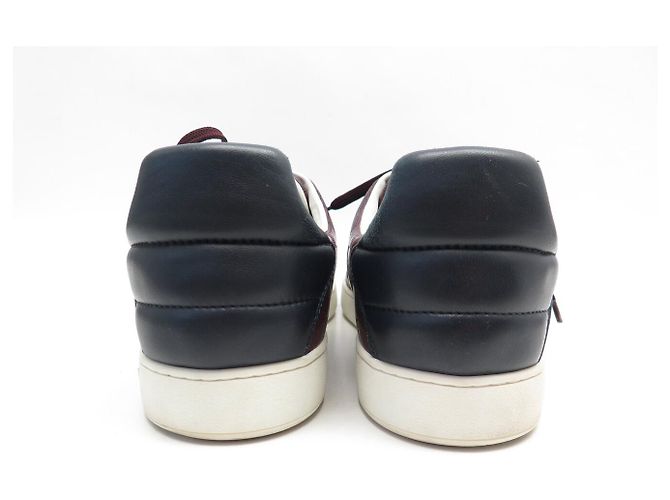 SNEAKERS LOUIS VUITTON FRONTROW IN PELLE DAMIER INFINI 11 45.5 Bordò - vista 5