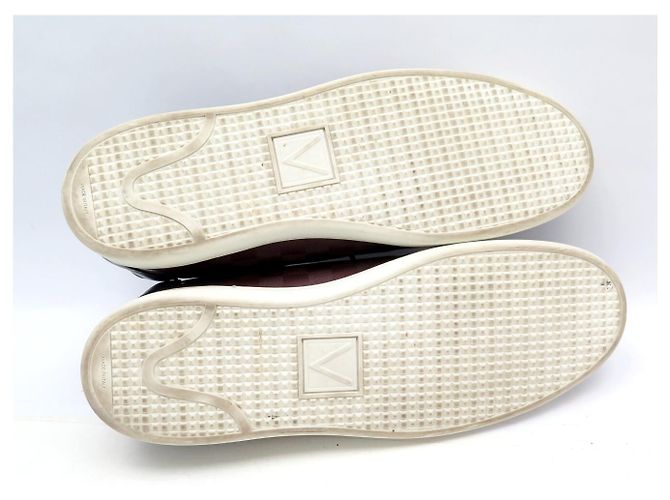 SNEAKERS LOUIS VUITTON FRONTROW IN PELLE DAMIER INFINI 11 45.5 Bordò - vista 6