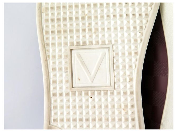 SNEAKERS LOUIS VUITTON FRONTROW IN PELLE DAMIER INFINI 11 45.5 Bordò - vista 7
