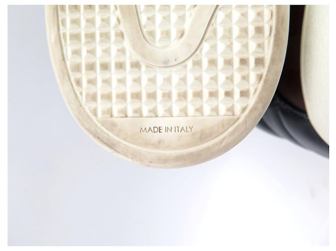 SNEAKERS LOUIS VUITTON FRONTROW IN PELLE DAMIER INFINI 11 45.5 Bordò - vista 8
