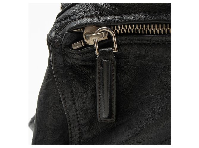Borsa a Spalla Pandora Media in Pelle di Capra Givenchy Nero - vista 10