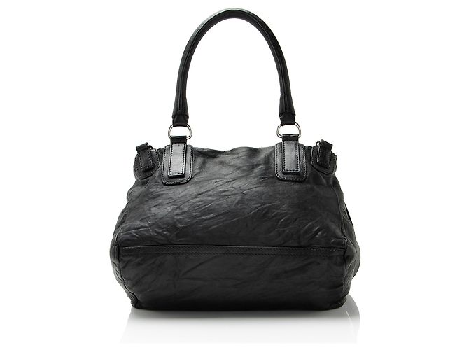 Borsa a Spalla Pandora Media in Pelle di Capra Givenchy Nero - vista 3