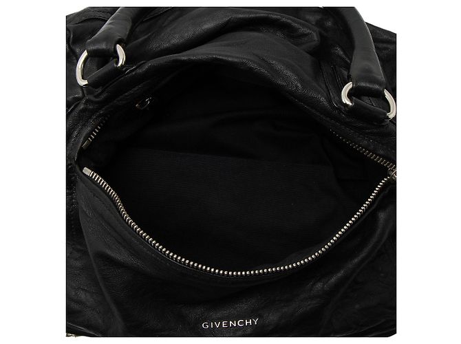 Borsa a Spalla Pandora Media in Pelle di Capra Givenchy Nero - vista 7