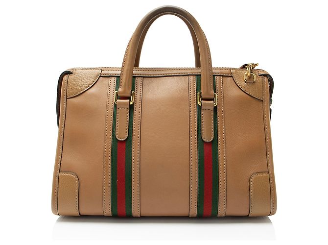 Gucci Leder Ophidia Bauletto Medium Tasche Braun - Ansicht 3