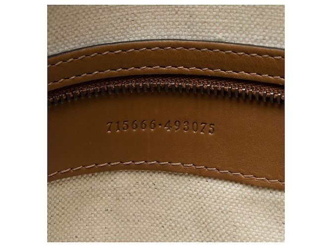 Gucci Leder Ophidia Bauletto Medium Tasche Braun - Ansicht 6