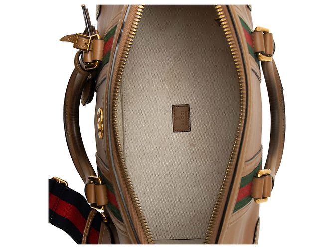 Gucci Leder Ophidia Bauletto Medium Tasche Braun - Ansicht 7