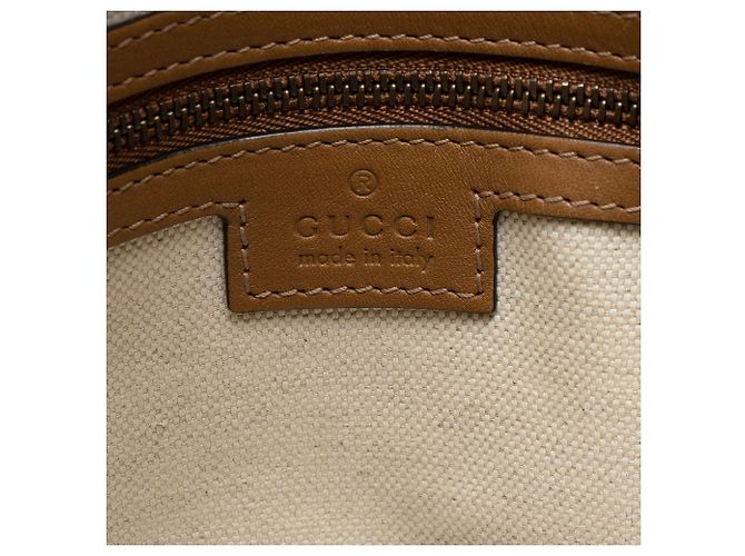 Gucci Leder Ophidia Bauletto Medium Tasche Braun - Ansicht 8