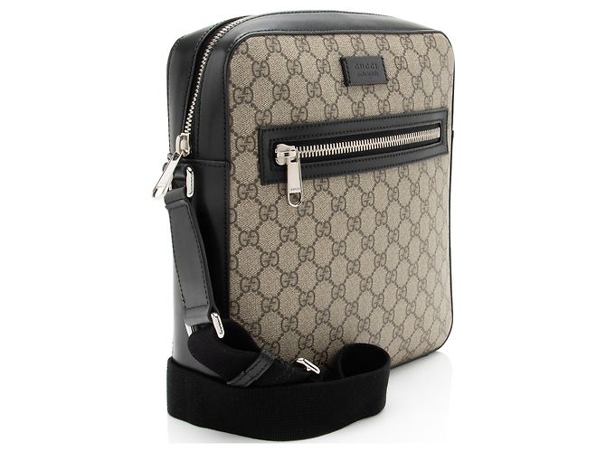 Gucci GG Supreme Messenger Medio Marrone Beige - vista 2