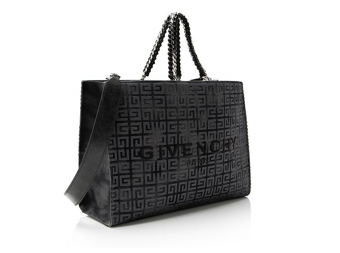 Mittelgroße G-Tote aus besticktem Canvas 4G von Givenchy Schwarz - Ansicht 2