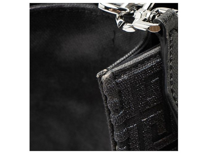 Mittelgroße G-Tote aus besticktem Canvas 4G von Givenchy Schwarz - Ansicht 9