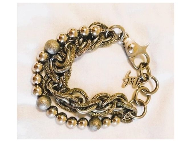 Magnifico bracciale DOLCE & GABBANA catena doppia dorato D'oro - vista 2