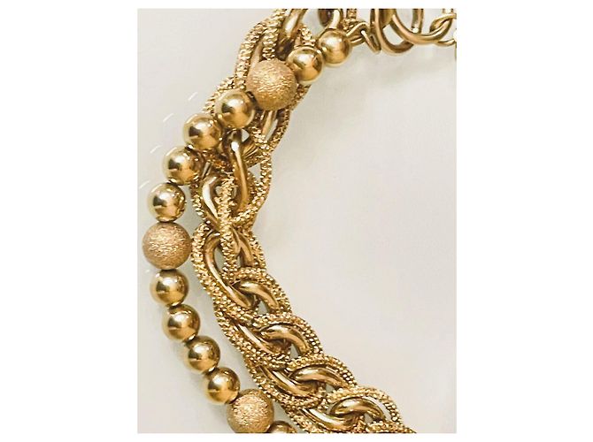 Magnifico bracciale DOLCE & GABBANA catena doppia dorato D'oro - vista 8