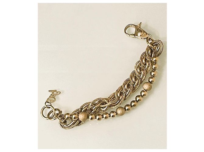 Magnifico bracciale DOLCE & GABBANA catena doppia dorato D'oro - vista 9