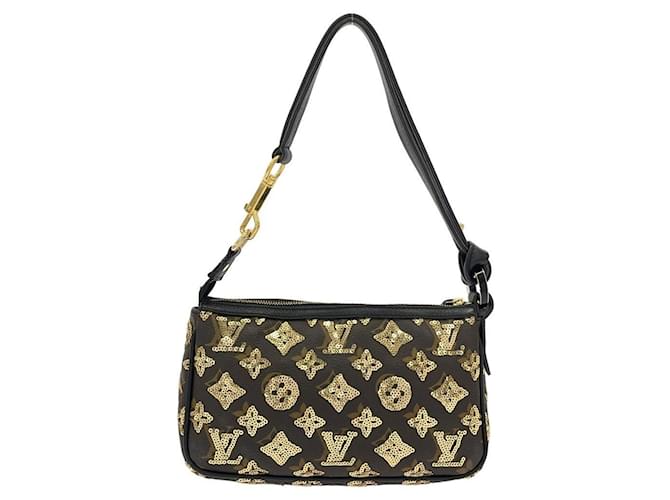 Pochette Accessoires Monogram Eclipse Louis Vuitton Dorado - vista 2