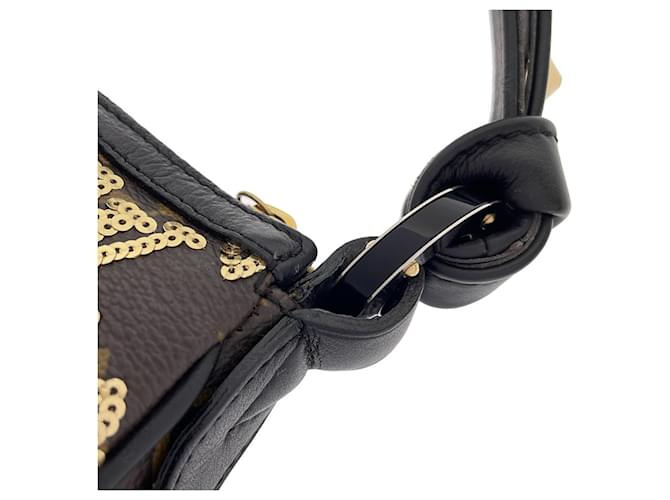 Pochette Accessoires Monogram Eclipse Louis Vuitton Dorado - vista 7