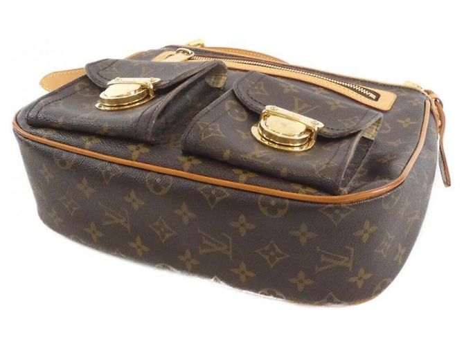 Borsa a Spalla Hudson GM Monogramma Louis Vuitton Marrone - vista 3