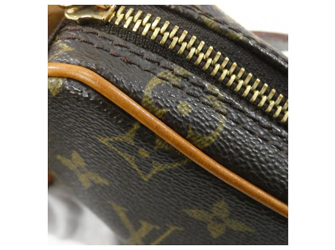 Borsa a Spalla Pochette Croissant Monogramma Louis Vuitton Marrone - vista 3