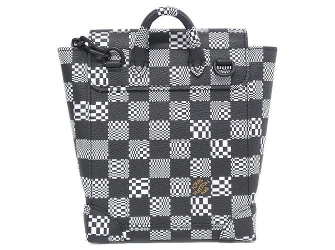 Borsa a Spalla Steamer XS Damier Distorted di Louis Vuitton Nero - vista 2