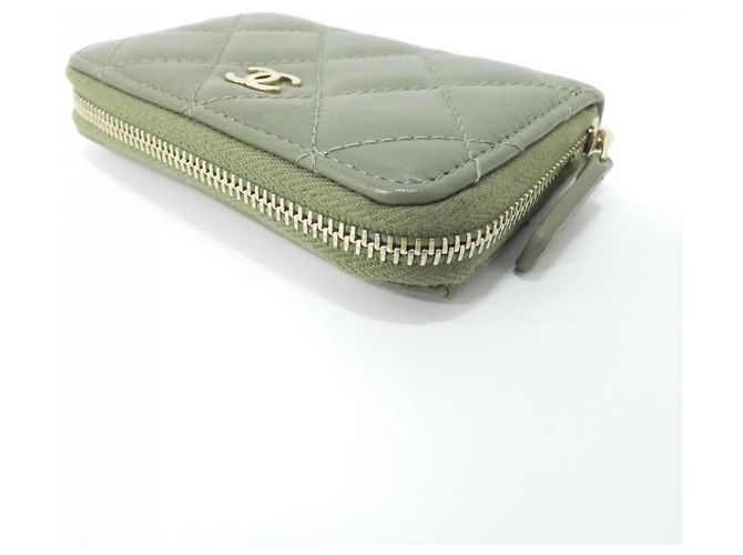 Timeless Monedero clásico atemporal de Chanel Caqui - vista 3