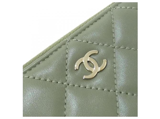 Timeless Monedero clásico atemporal de Chanel Caqui - vista 6