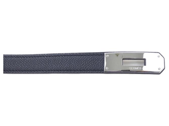 Hermès Hermes Kelly 18mm Schwarzer Standardgürtel - Ansicht 2