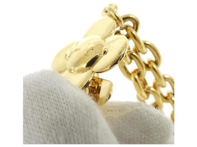Louis Vuitton Vivienne Eislauf-Taschenanhänger Weiß Golden - Ansicht 7