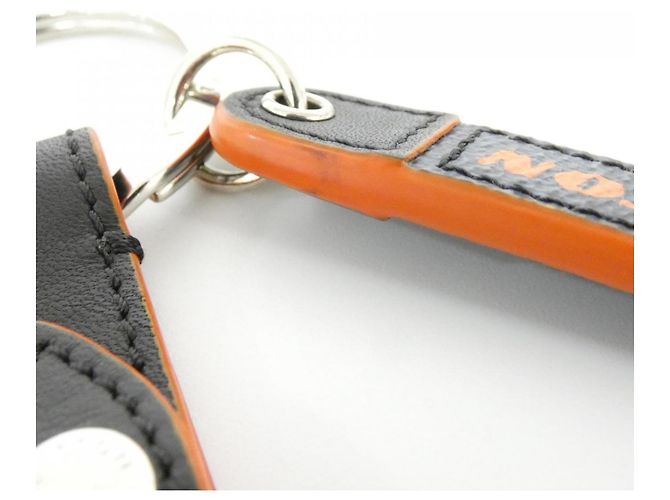 Louis Vuitton Damier Cobalt Keyring Black Silvery Blue - view 4