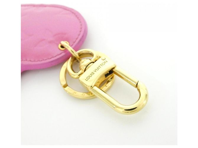 Portachiavi Louis Vuitton Vernis "See Your Love" M01557 Rosa D'oro - vista 4
