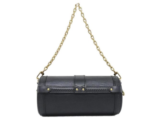 Bolso de Hombro Papillon Trunk Epi Louis Vuitton Negro - vista 2