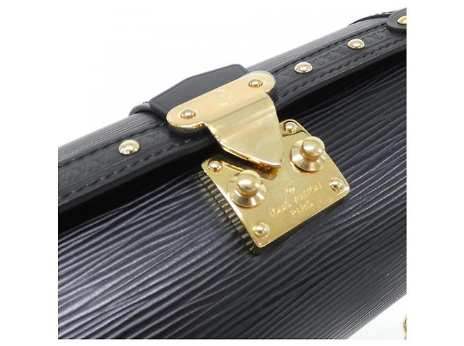 Bolso de Hombro Papillon Trunk Epi Louis Vuitton Negro - vista 4