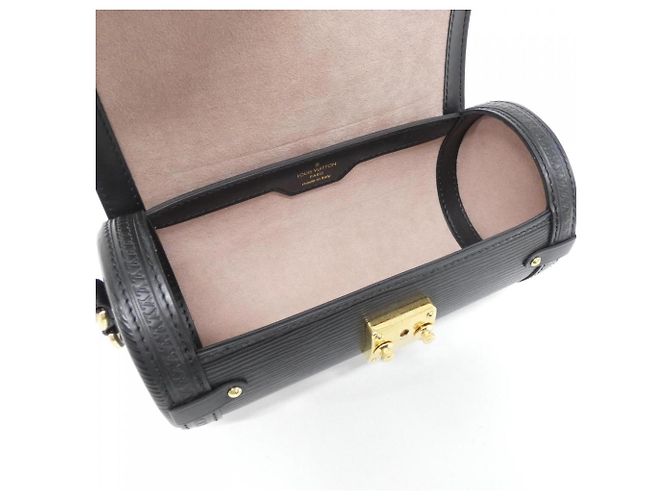 Bolso de Hombro Papillon Trunk Epi Louis Vuitton Negro - vista 6