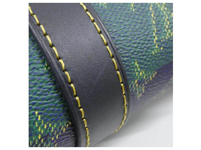 Boston Bag Keepall Bandoulière 25cm Monogram Heritage Louis Vuitton Blau - Ansicht 6
