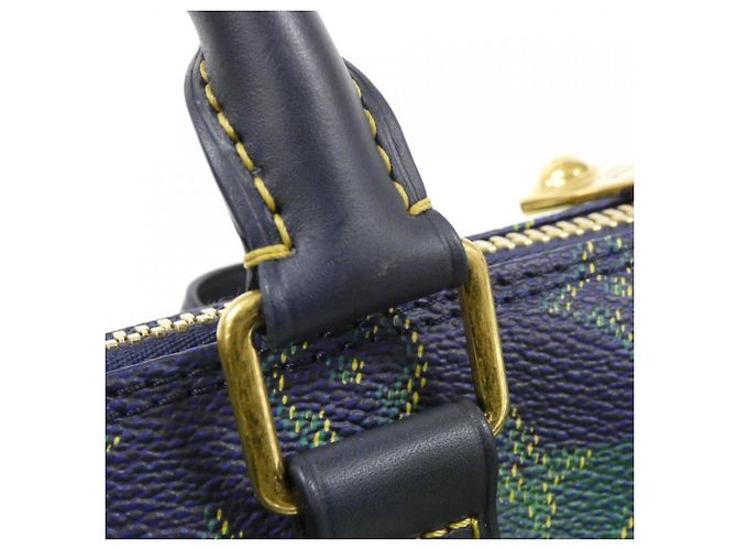 Boston Bag Keepall Bandoulière 25cm Monogram Heritage Louis Vuitton Blau - Ansicht 8